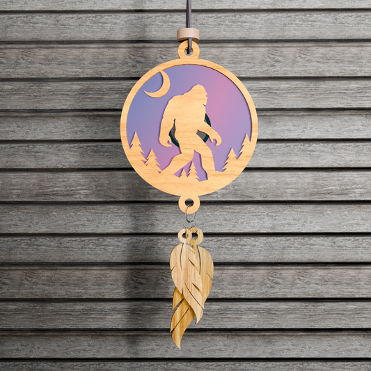 Big Foot Suncatcher SVG | Sasquatch Sun Catcher Cut File | Laser File For Lasers & Glowforge | Laser Cut File | *DIGITAL FILE*
