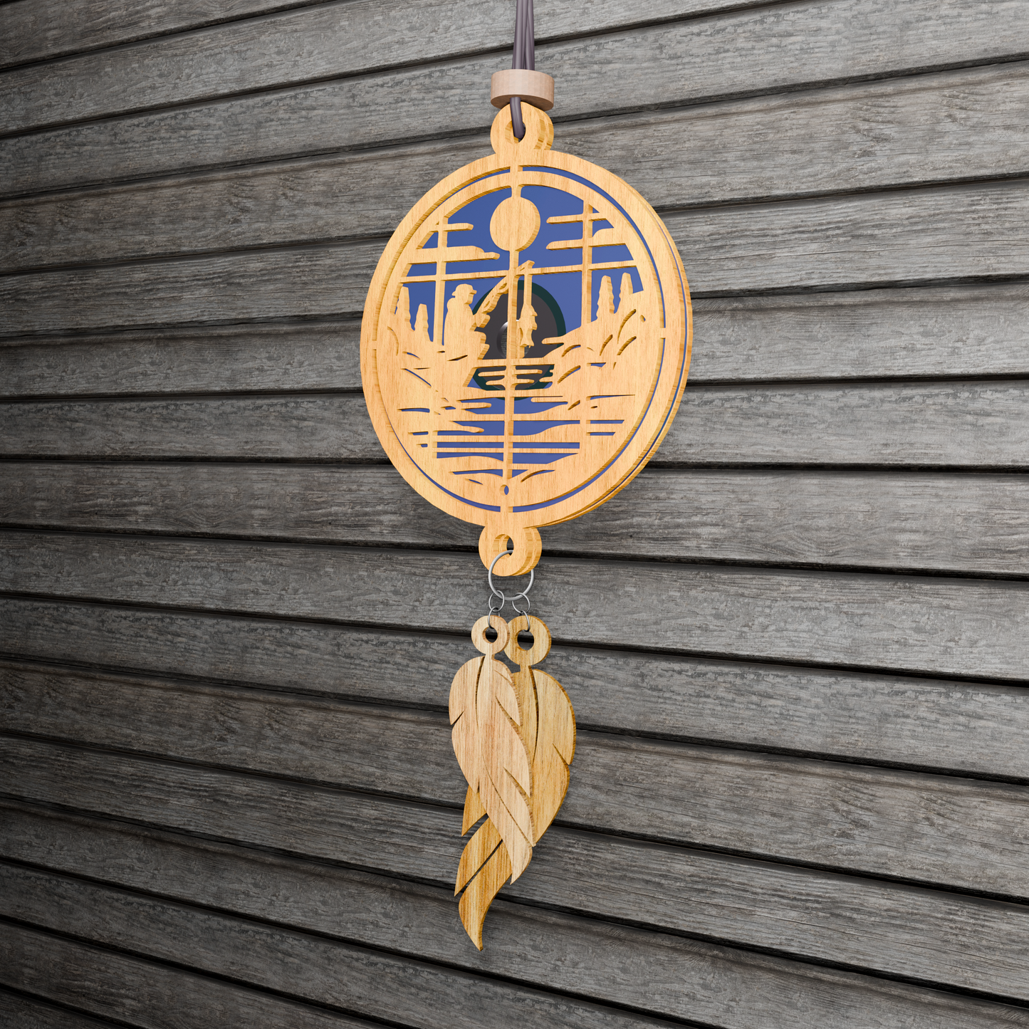 Fishing Suncatcher Download File/Instant Download Suncatcher/Lake Download File/ Laser Cut File SVG DXF/Lake Life Memorial SVG File
