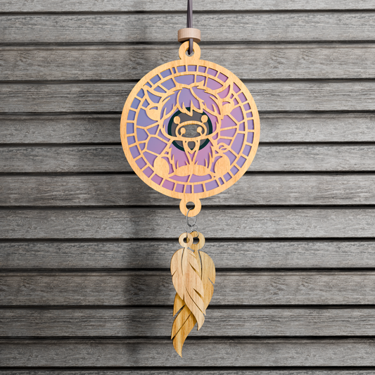 Highland Cow Suncatcher Download File/Instant Download Suncatcher/Cow Download File/ Laser Cut Farm SVG DXF/Highland Cow Decor SVG File